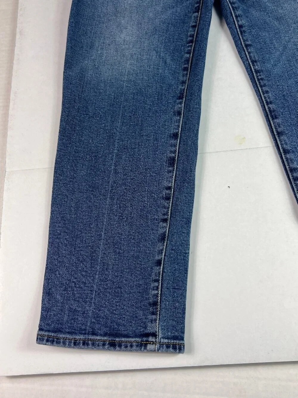 Pistola Jeans Women's 27x25* Charlie High Rise Straight Crop Blue Denim Tag 27